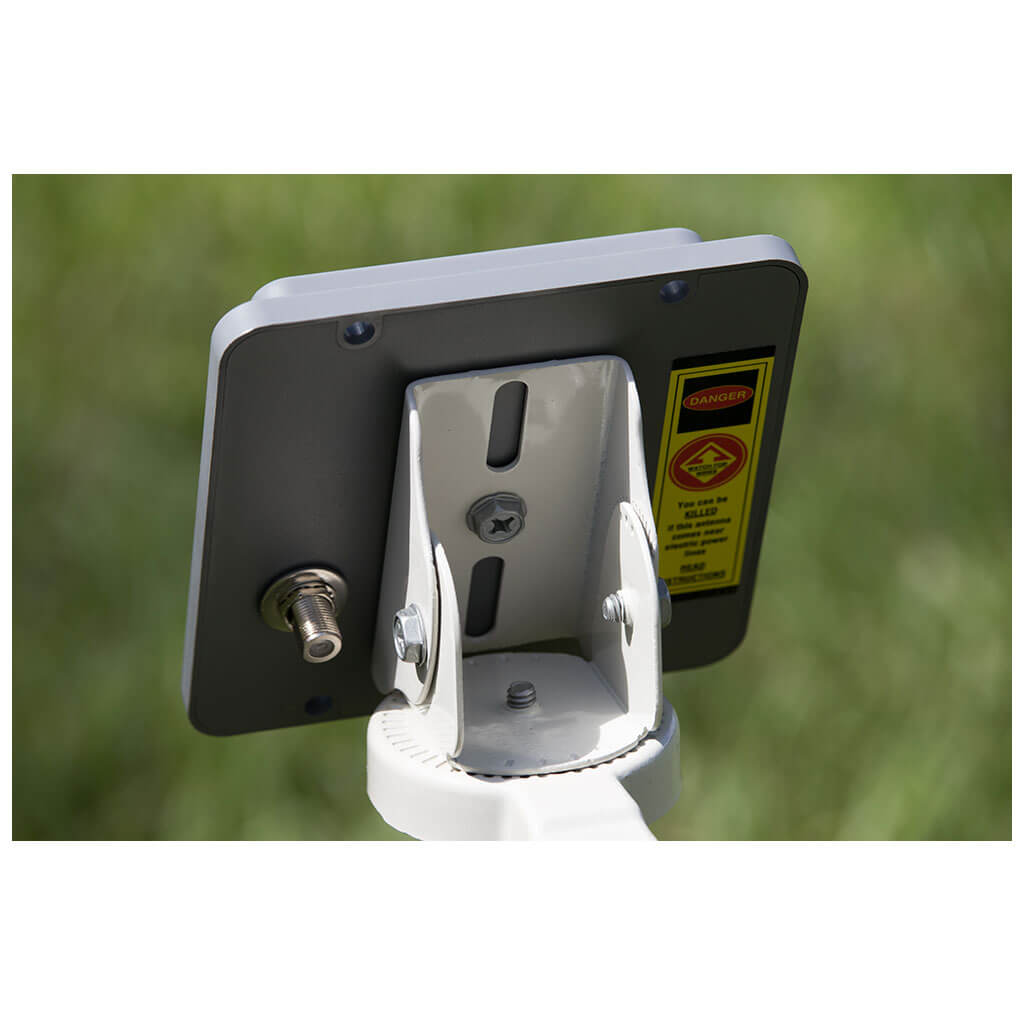 Back of PRO600 showing the swivel mount