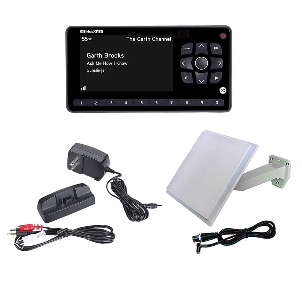 SiriusXM Satellite Radio OnyX EZR Receiver with Pixel PRO500 Antenna and Installation Kit