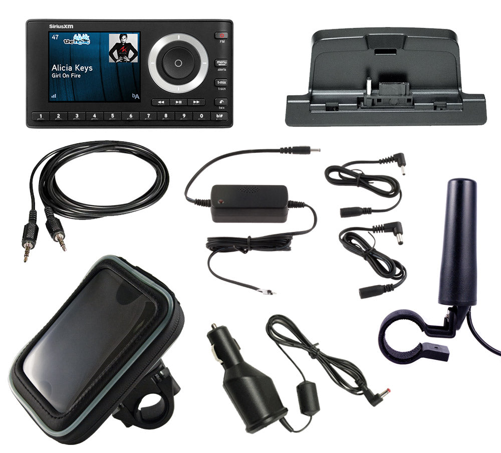 SiriusXM Satellite Radio onyX Plus Motorcycle Bundle